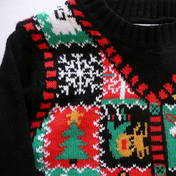 Ugly Xmas Take Over Kids Christmas Sweater Children's Jumper Size XS / TP (6- 6X - Picture 2 of 5